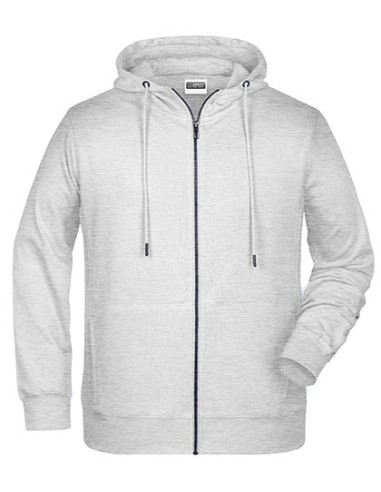 J-8026--Mens Zip-Hoody